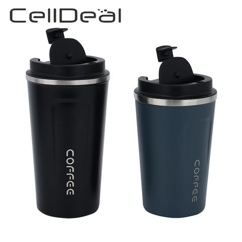 Stainless Steel Coffee Thermos Mug 380/510ml Multipurpose Portable Car Vacuum Flasks Cup Fitness Running Gym Sport Water Bottler